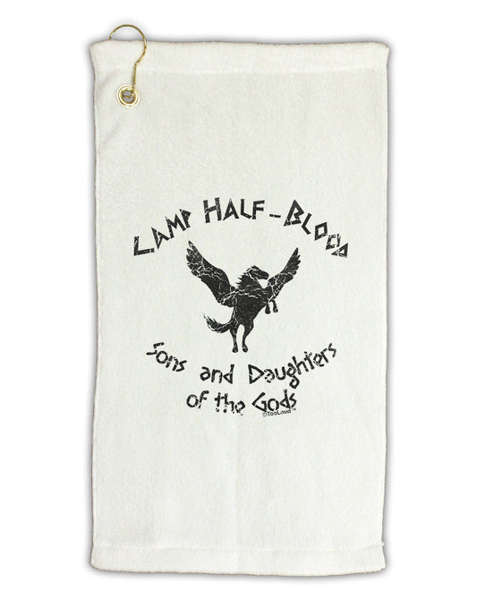 Camp Half-Blood Sons and Daughters Micro Terry Gromet Golf Towel 16 x 25 inch-Golf Towel-TooLoud-White-Davson Sales