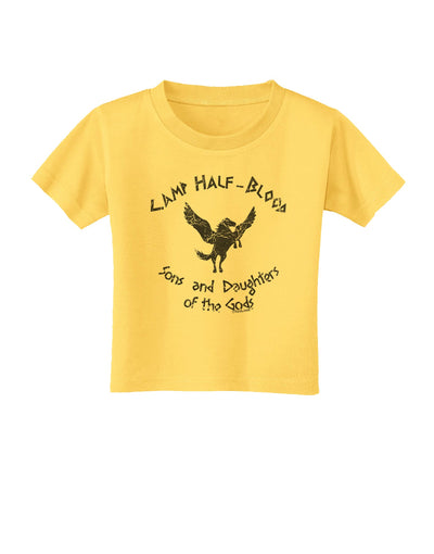 Camp Half-Blood Sons and Daughters Toddler T-Shirt-Toddler T-Shirt-TooLoud-Yellow-2T-Davson Sales