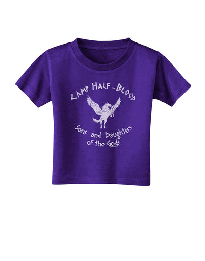 Camp Half-Blood Sons and Daughters Toddler T-Shirt Dark-Toddler T-Shirt-TooLoud-Purple-2T-Davson Sales