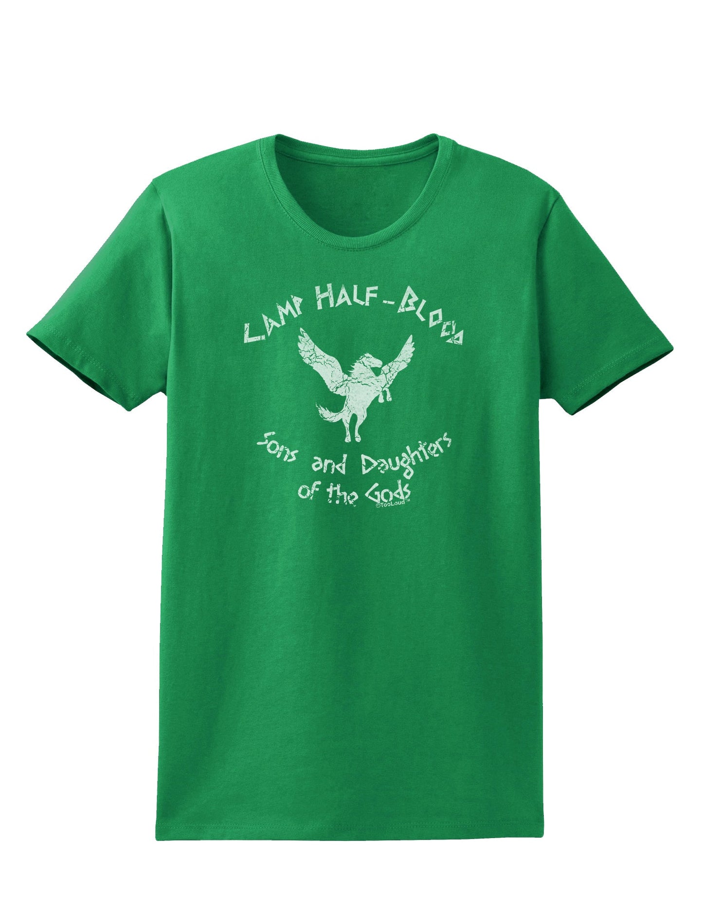 Camp Half-Blood Sons and Daughters Womens Dark T-Shirt-TooLoud-Kelly-Green-X-Small-Davson Sales