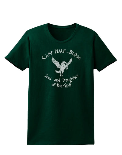 Camp Half-Blood Sons and Daughters Womens Dark T-Shirt-TooLoud-Forest-Green-Small-Davson Sales