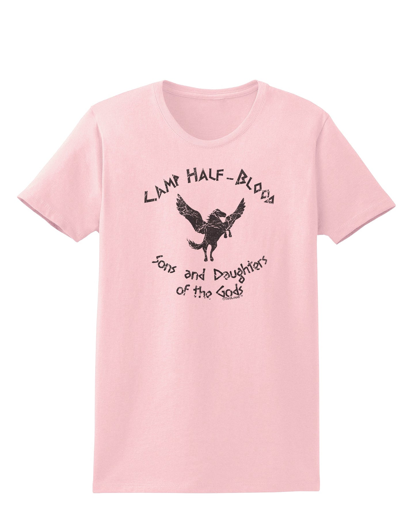Camp Half-Blood Sons and Daughters Womens T-Shirt-Womens T-Shirt-TooLoud-PalePink-X-Small-Davson Sales
