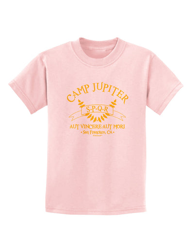 Camp Jupiter - SPQR Banner - Gold Childrens T-Shirt by TooLoud-Childrens T-Shirt-TooLoud-PalePink-X-Small-Davson Sales