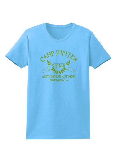 Camp Jupiter - SPQR Banner - Gold Womens T-Shirt by TooLoud-Womens T-Shirt-TooLoud-Aquatic-Blue-X-Small-Davson Sales