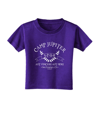 Camp Jupiter - SPQR Banner Toddler T-Shirt Dark by TooLoud-Toddler T-Shirt-TooLoud-Purple-2T-Davson Sales