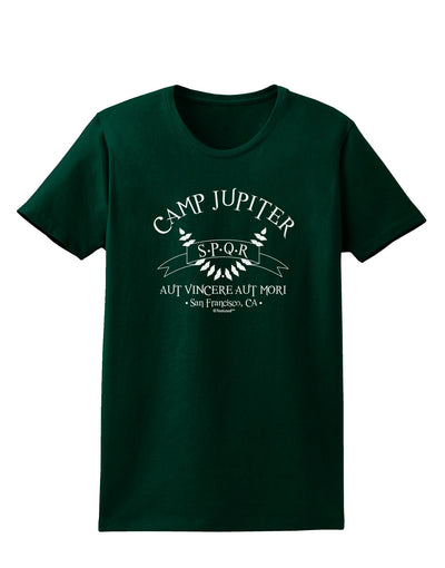 Camp Jupiter - SPQR Banner Womens Dark T-Shirt by TooLoud-Womens T-Shirt-TooLoud-Forest-Green-Small-Davson Sales