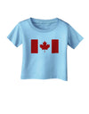 Canadian Flag Maple Leaf Colors Infant T-Shirt-Infant T-Shirt-TooLoud-Aquatic-Blue-06-Months-Davson Sales