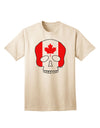 Canadian Skull Flag Adult T-Shirt-Mens T-shirts-TooLoud-Natural-Small-Davson Sales