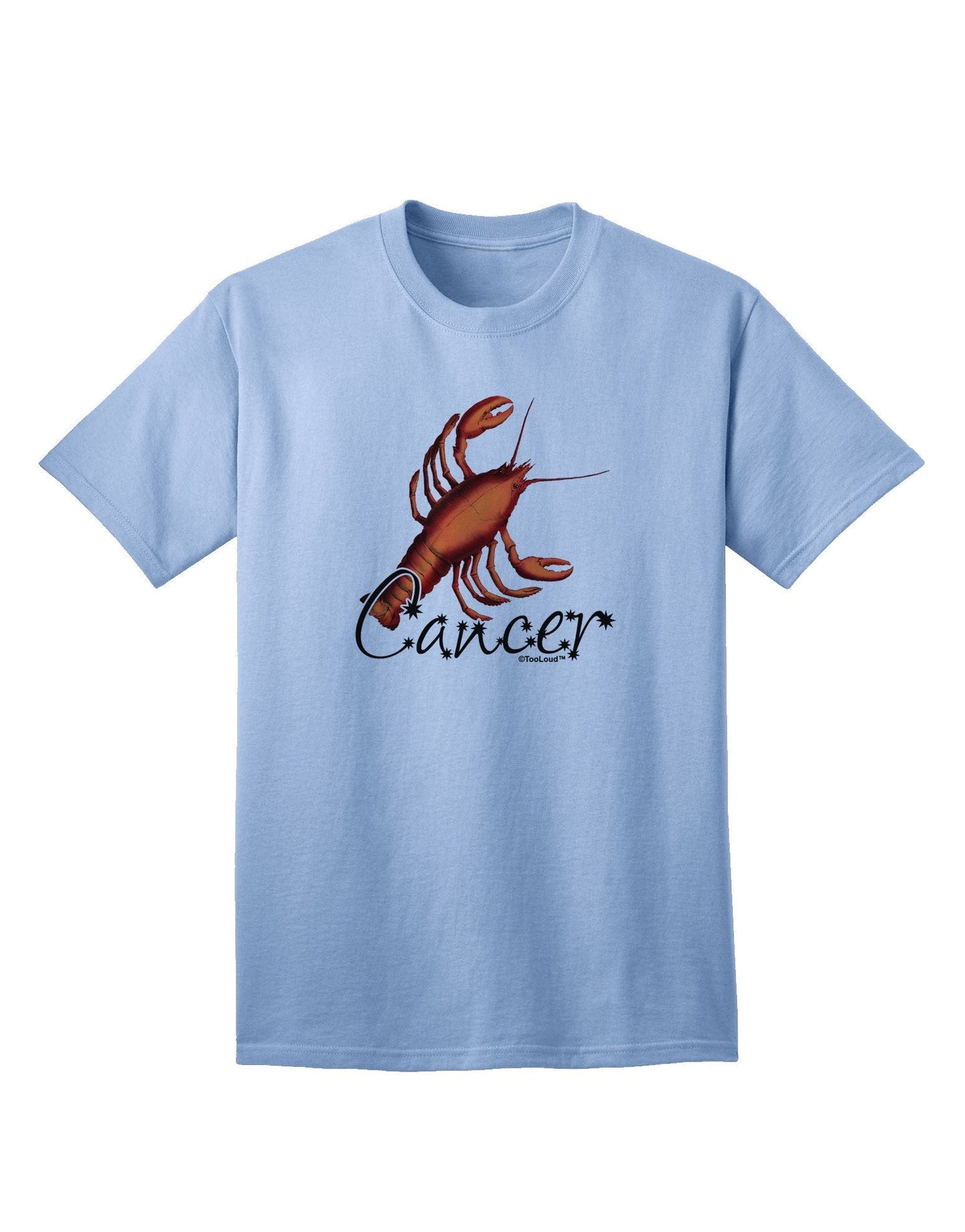 Cancer Color Illustration Adult T-Shirt-Mens T-Shirt-TooLoud-Light-Blue-XXXX-Large-Davson Sales