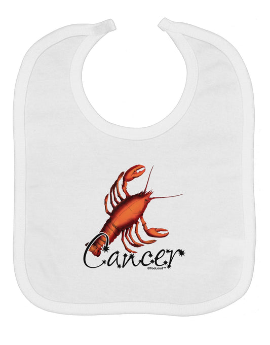 Cancer Color Illustration Baby Bib