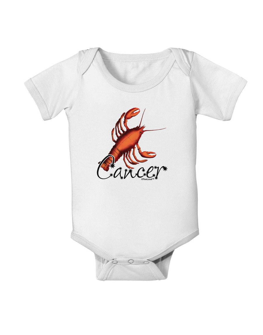 Cancer Color Illustration Baby Romper Bodysuit-Baby Romper-TooLoud-White-18-Months-Davson Sales