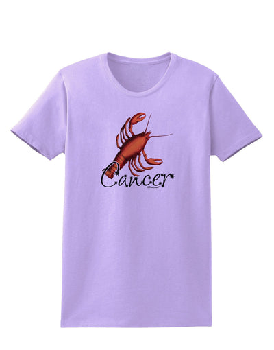 Cancer Color Illustration Womens T-Shirt-Womens T-Shirt-TooLoud-Lavender-XXXX-Large-Davson Sales