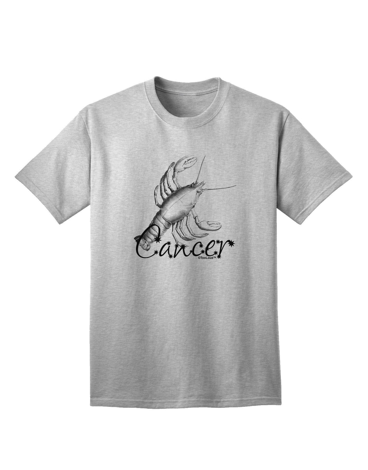Cancer Illustration Adult T-Shirt-Mens T-Shirt-TooLoud-AshGray-XXXX-Large-Davson Sales