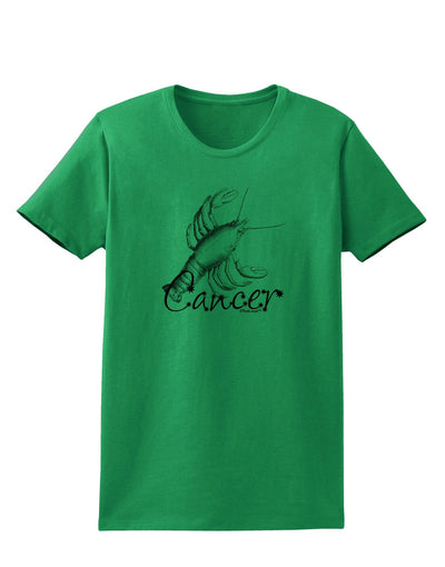 Cancer Illustration Womens T-Shirt-Womens T-Shirt-TooLoud-Kelly-Green-XXXX-Large-Davson Sales