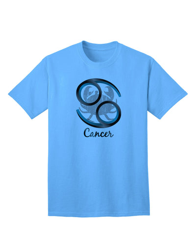 Cancer Symbol Adult T-Shirt-unisex t-shirt-TooLoud-Aquatic-Blue-Small-Davson Sales