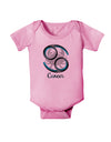 Cancer Symbol Baby Romper Bodysuit-Baby Romper-TooLoud-Pink-06-Months-Davson Sales