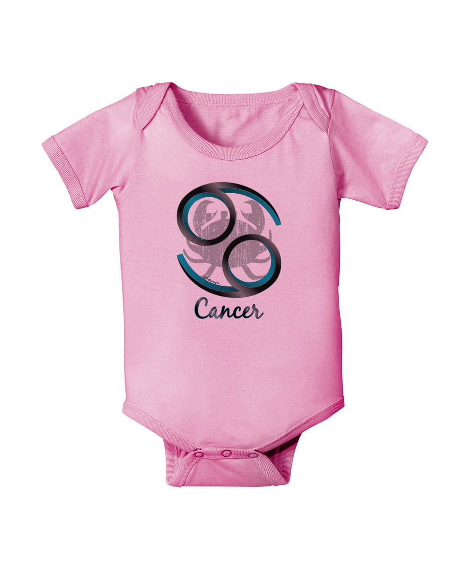 Cancer Symbol Baby Romper Bodysuit-Baby Romper-TooLoud-White-06-Months-Davson Sales