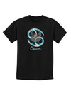 Cancer Symbol Childrens Dark T-Shirt-Childrens T-Shirt-TooLoud-Black-X-Small-Davson Sales