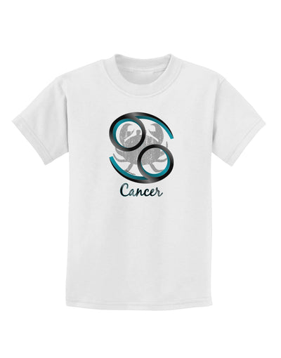 Cancer Symbol Childrens T-Shirt-Childrens T-Shirt-TooLoud-White-X-Small-Davson Sales