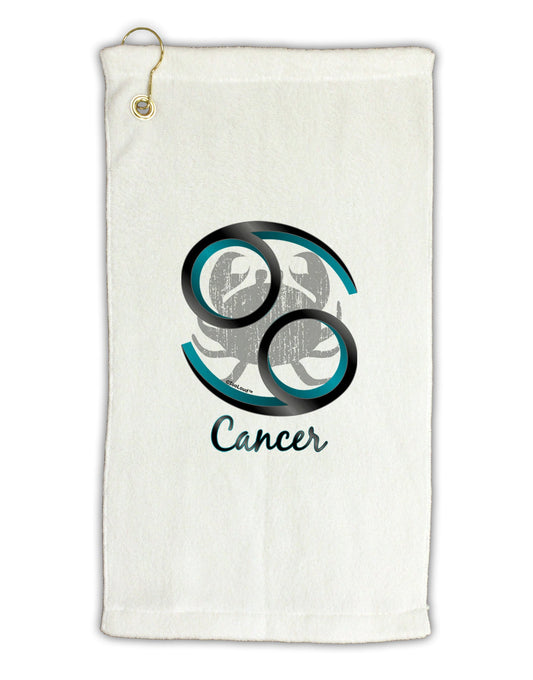 Cancer Symbol Micro Terry Gromet Golf Towel 16 x 25 inch-Golf Towel-TooLoud-White-Davson Sales