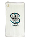 Cancer Symbol Micro Terry Gromet Golf Towel 16 x 25 inch-Golf Towel-TooLoud-White-Davson Sales