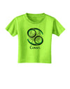 Cancer Symbol Toddler T-Shirt-Toddler T-Shirt-TooLoud-Lime-Green-2T-Davson Sales