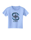 Cancer Symbol Toddler T-Shirt-Toddler T-Shirt-TooLoud-Aquatic-Blue-2T-Davson Sales