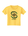 Cancer Symbol Toddler T-Shirt-Toddler T-Shirt-TooLoud-Yellow-2T-Davson Sales