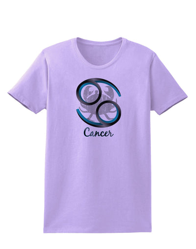 Cancer Symbol Womens T-Shirt-Womens T-Shirt-TooLoud-Lavender-X-Small-Davson Sales