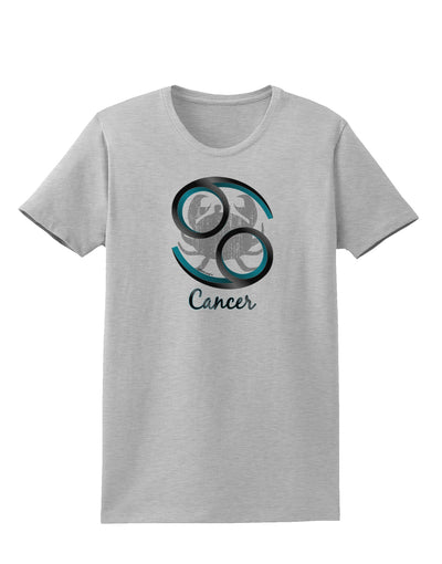 Cancer Symbol Womens T-Shirt-Womens T-Shirt-TooLoud-AshGray-X-Small-Davson Sales