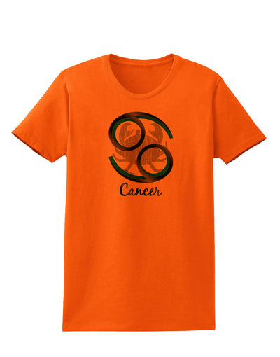 Cancer Symbol Womens T-Shirt-Womens T-Shirt-TooLoud-Orange-X-Small-Davson Sales