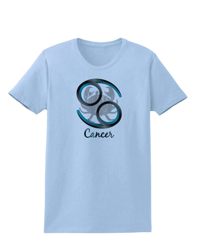 Cancer Symbol Womens T-Shirt-Womens T-Shirt-TooLoud-Light-Blue-X-Small-Davson Sales