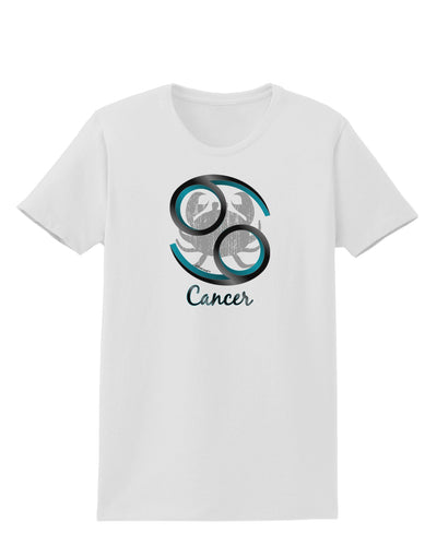 Cancer Symbol Womens T-Shirt-Womens T-Shirt-TooLoud-White-X-Small-Davson Sales