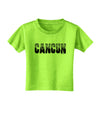 Cancun Mexico - Cinco de Mayo Toddler T-Shirt-Toddler T-Shirt-TooLoud-Lime-Green-2T-Davson Sales