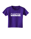 Cancun Mexico - Cinco de Mayo Toddler T-Shirt Dark-Toddler T-Shirt-TooLoud-Purple-2T-Davson Sales