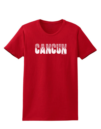 Cancun Mexico - Cinco de Mayo Womens Dark T-Shirt-TooLoud-Red-X-Small-Davson Sales