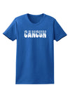 Cancun Mexico - Cinco de Mayo Womens Dark T-Shirt-TooLoud-Royal-Blue-X-Small-Davson Sales