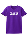 Cancun Mexico - Cinco de Mayo Womens Dark T-Shirt-TooLoud-Purple-X-Small-Davson Sales