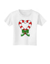 Candy Cane Heart Christmas Toddler T-Shirt-Toddler T-Shirt-TooLoud-White-2T-Davson Sales