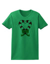 Candy Cane Heart Christmas Womens T-Shirt-Womens T-Shirt-TooLoud-Kelly-Green-X-Small-Davson Sales