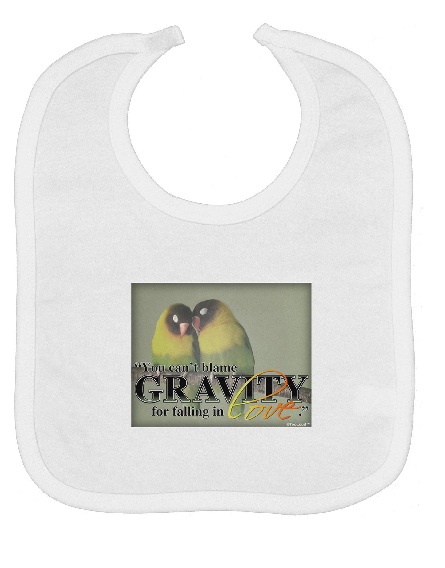 Can't Blame Gravity Baby Bib