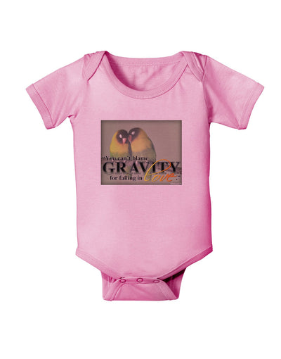 Can't Blame Gravity Baby Romper Bodysuit-Baby Romper-TooLoud-Pink-18-Months-Davson Sales