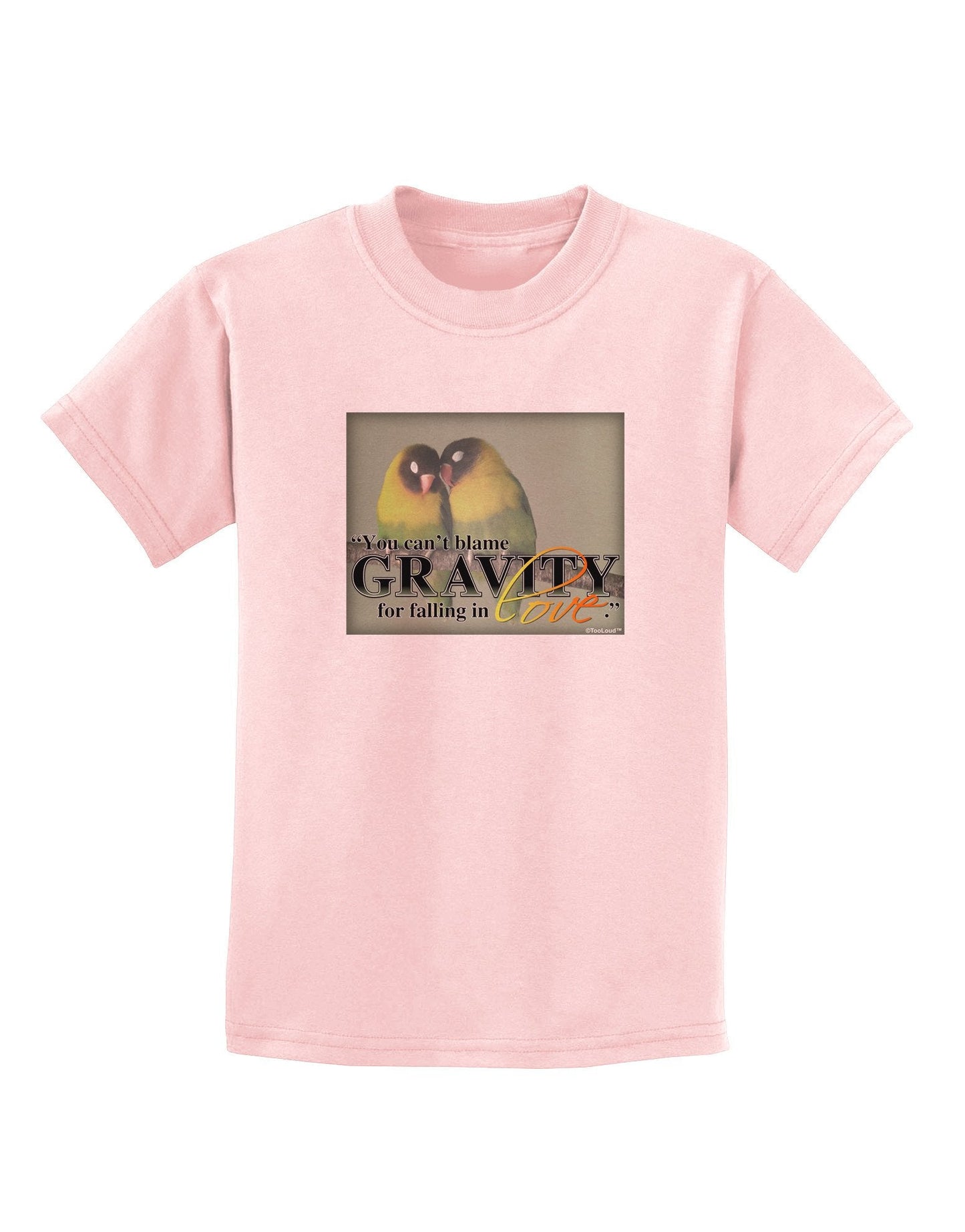 Can't Blame Gravity Childrens T-Shirt-Childrens T-Shirt-TooLoud-PalePink-X-Large-Davson Sales