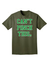 Can't Pinch This - St. Patrick's Day Adult Dark T-Shirt by TooLoud-Mens T-Shirt-TooLoud-Military-Green-Small-Davson Sales