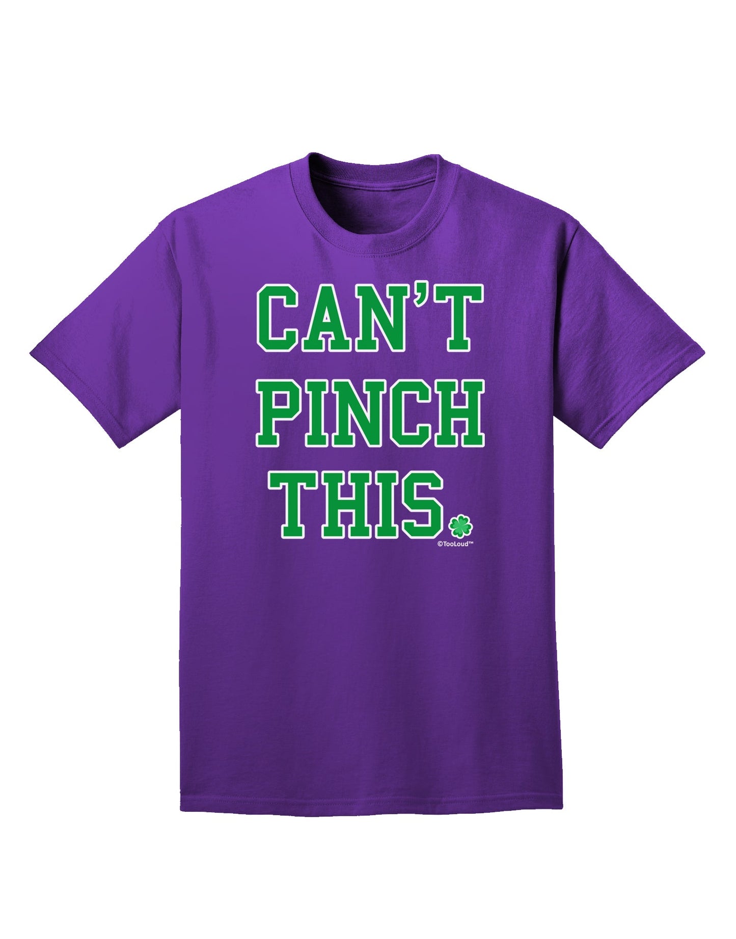 Can't Pinch This - St. Patrick's Day Adult Dark T-Shirt by TooLoud-Mens T-Shirt-TooLoud-Purple-Small-Davson Sales