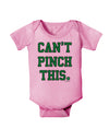 Can't Pinch This - St. Patrick's Day Baby Romper Bodysuit by TooLoud-Baby Romper-TooLoud-Light-Pink-06-Months-Davson Sales