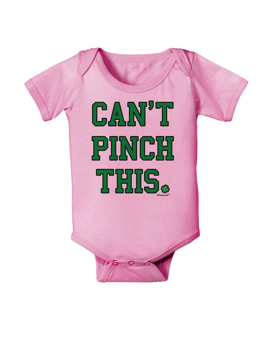 Can't Pinch This - St. Patrick's Day Baby Romper Bodysuit by TooLoud-Baby Romper-TooLoud-White-06-Months-Davson Sales
