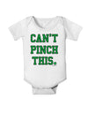 Can't Pinch This - St. Patrick's Day Baby Romper Bodysuit by TooLoud-Baby Romper-TooLoud-White-06-Months-Davson Sales