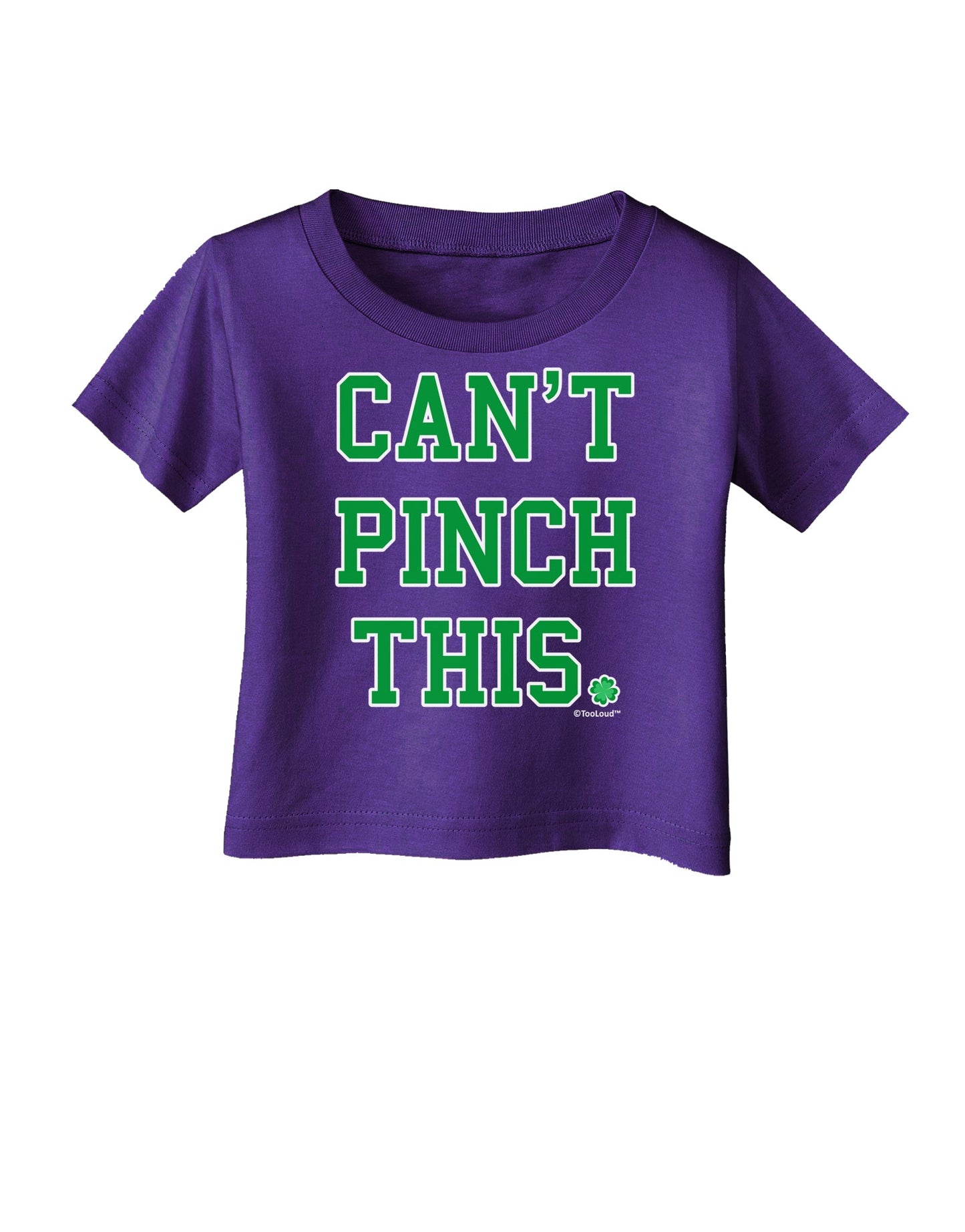 Can't Pinch This - St. Patrick's Day Infant T-Shirt Dark by TooLoud-Infant T-Shirt-TooLoud-Purple-06-Months-Davson Sales