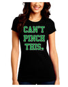 Can't Pinch This - St. Patrick's Day Juniors Crew Dark T-Shirt by TooLoud-T-Shirts Juniors Tops-TooLoud-Black-Juniors Fitted Small-Davson Sales